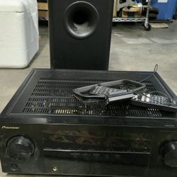Pioneer Receiver With Speakers