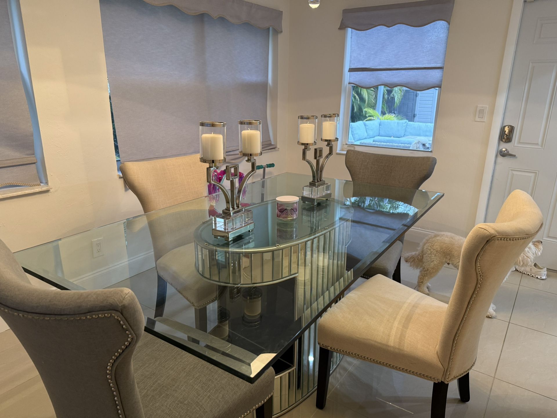 Glass Dining Table