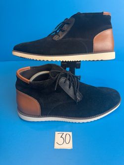 Dr. Scholl’s Scrambler Men’s Black Suede Chukka Boots – Size 10