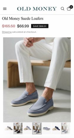 “Old Money” Men’s Loafers - Sizes 8 & 9 Men’s Shoes