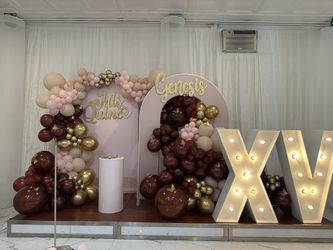 Quinceañeras Backdrop 