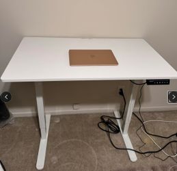White Standing Desk