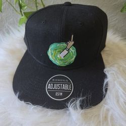 Ricks Middle Finger Snapback Black Hat