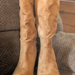 Brand NEW never worn Suede Heel Boots!!