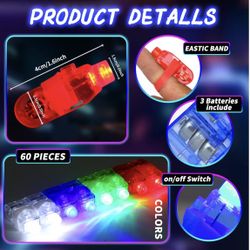 60 PC Finger Led Lights 