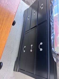 Black dresser