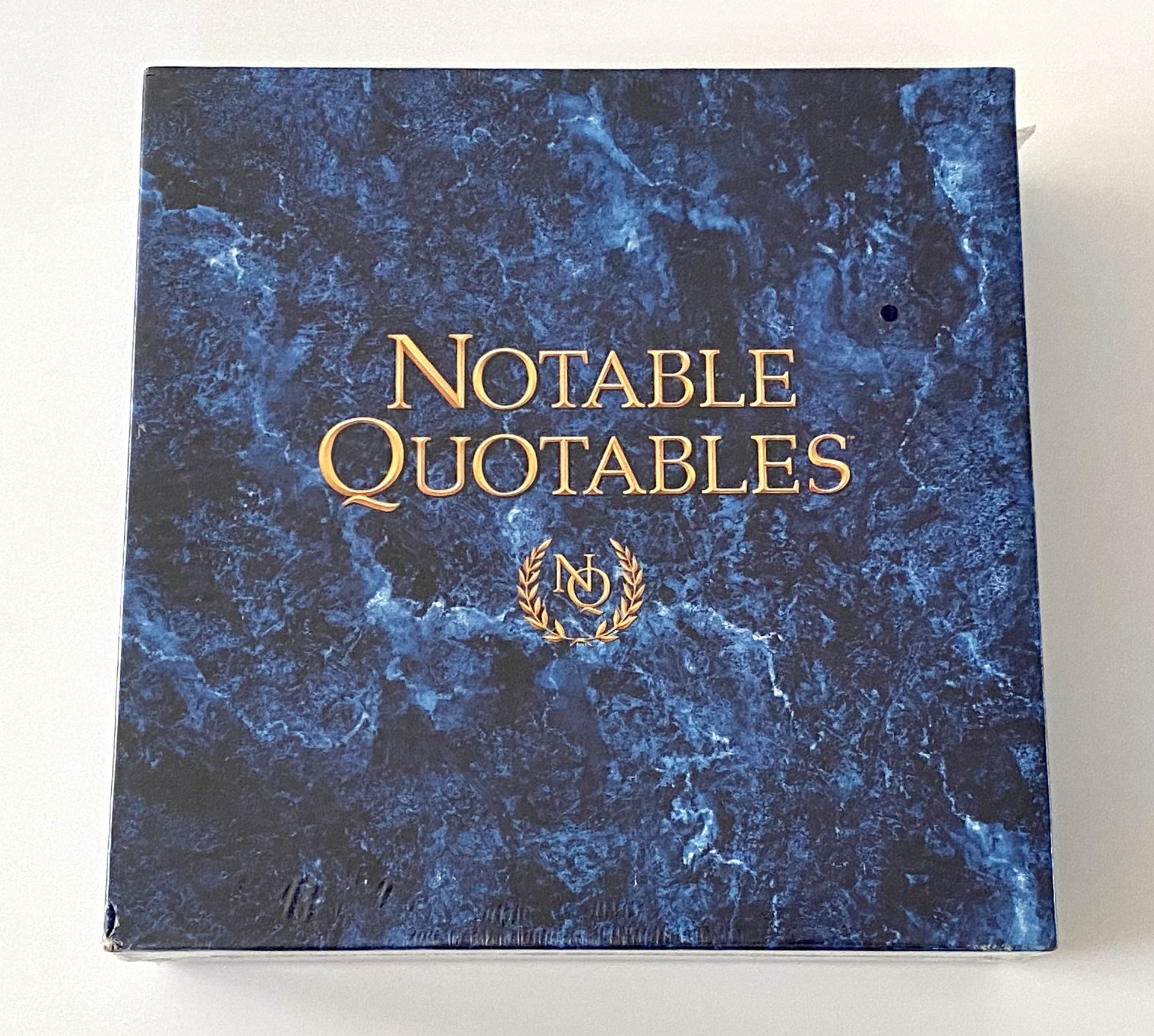 Notable Quotables Board Game New / Sealed 1990 Vintage
