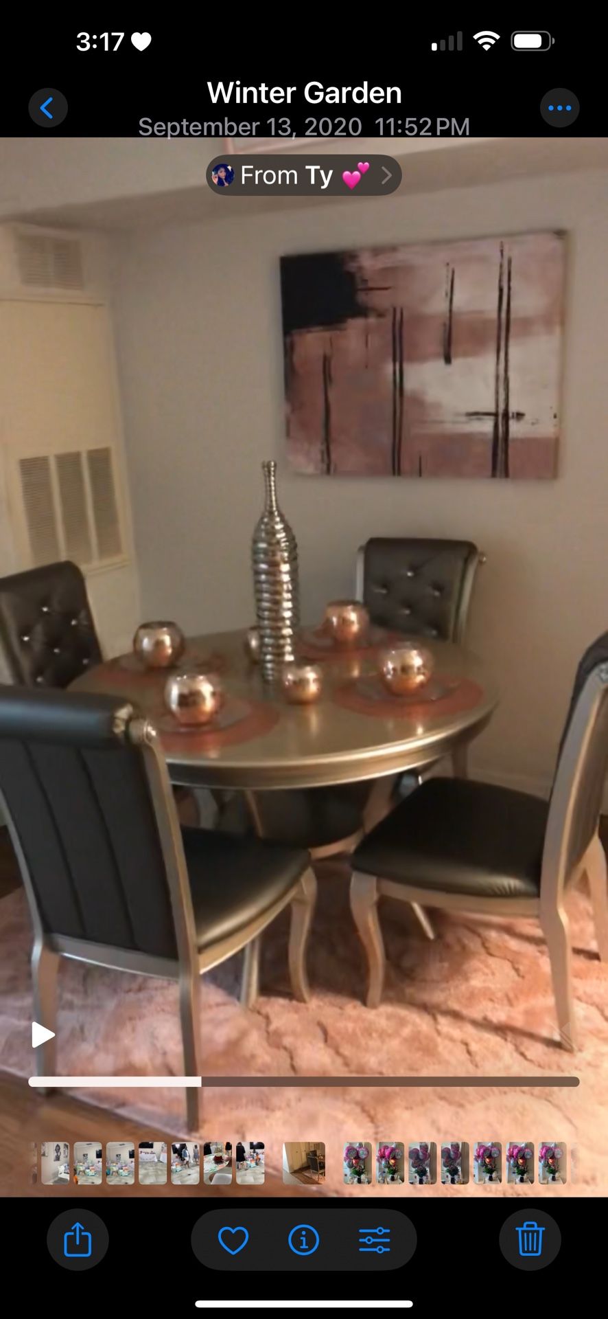 Kitchen Table Grey