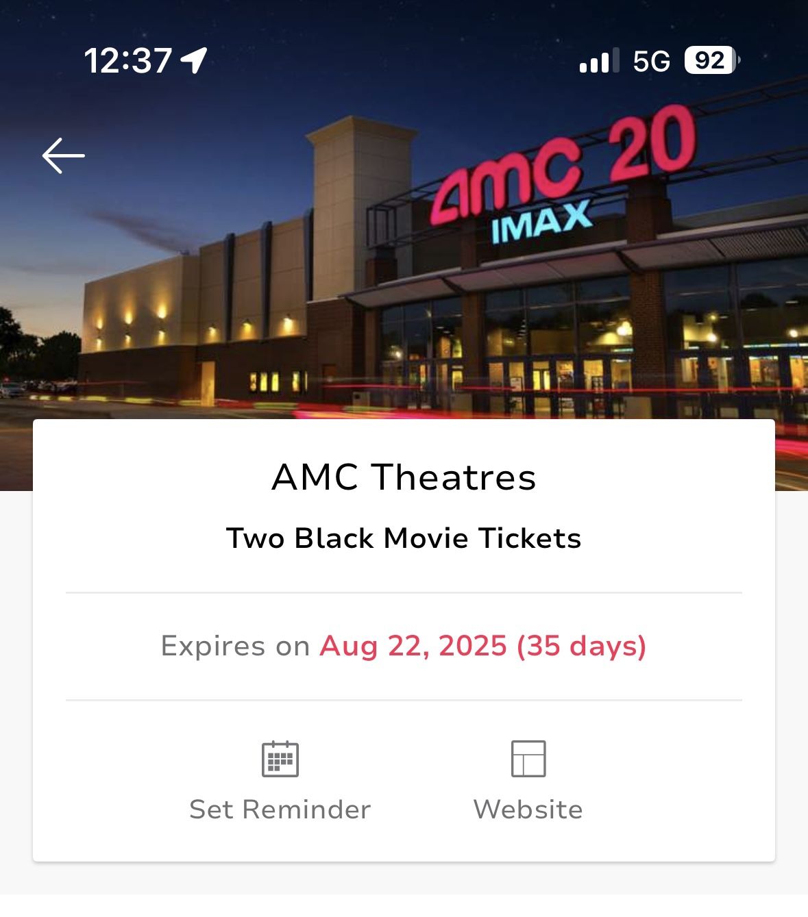 Movie Tickets
