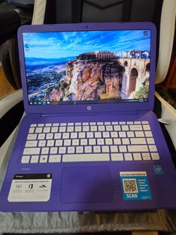HP Stream 14-ax020wm 14" (32GB, Intel Celeron, 1.60GHz, 4GB) Notebook/Laptop...