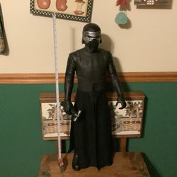 Star Wars The Force Awakens Kylo REN 31” action figure, 2015, Jakks,  Lucas films very clean, Plainfield, Illinois