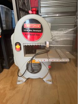 Craftsman 9-inch benchtop band saw with a 1/2 HP motor