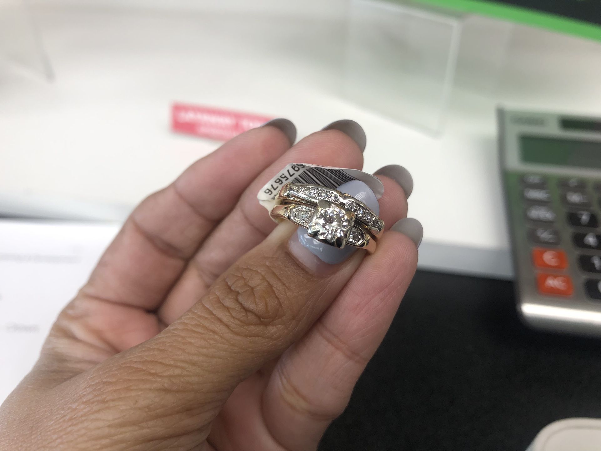 14K Gold Two-Toned Ring|5 Grams| Size:7|LAYAWAY SPECIAL