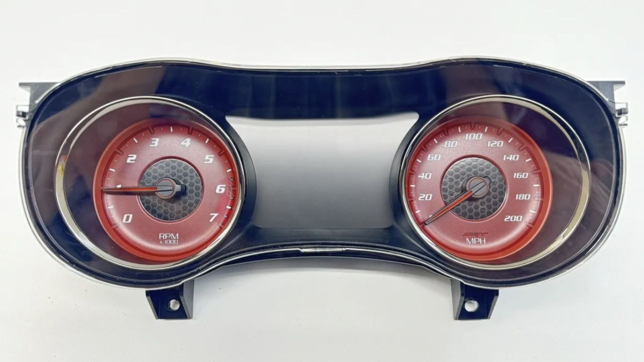 2020 DODGE CHARGER HELLCAT SPEEDOMETER INSTRUMENT CLUSTER GAUGE RED 5K MILES OEM