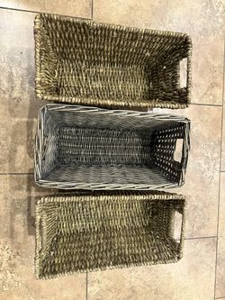 3 Storage Baskets