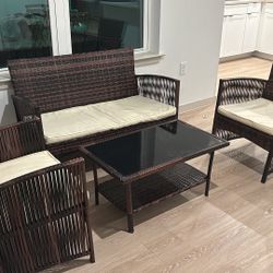 Outdoors Chairs And Table 