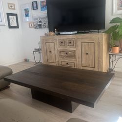 Restoration Hardware Reclaimed Plinth Coffee Table – 55” – $350 OBO