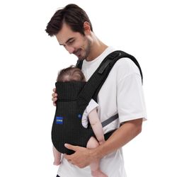 Used! Baby Carrier Newborn to Toddler (7-44lbs), with Hook&Loop Easily Adjustable, Soft Fabric,