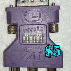 ATI DVI-I to Component HDTV Adapter.  $5