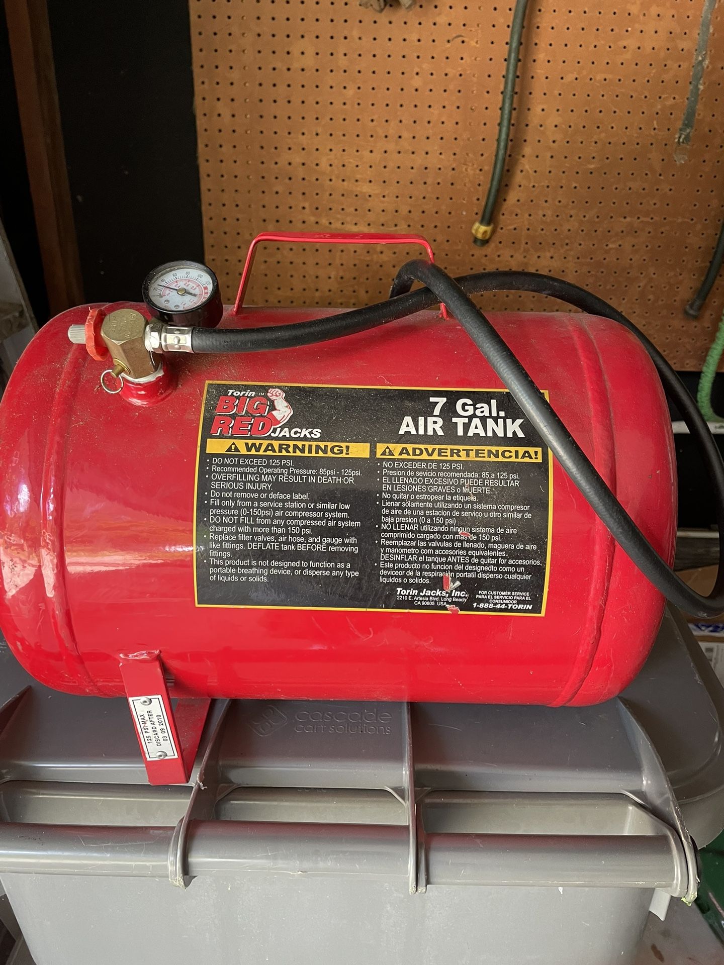 Big Red 7 Gallon Air Tank