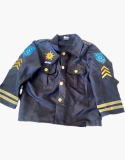 Spooktacular Creations Halloween Police Jacket for Kids, Police Officer Jacket for Boys, Toddler RolePlay Party. Includes, toy gun, walkie talki V NEW