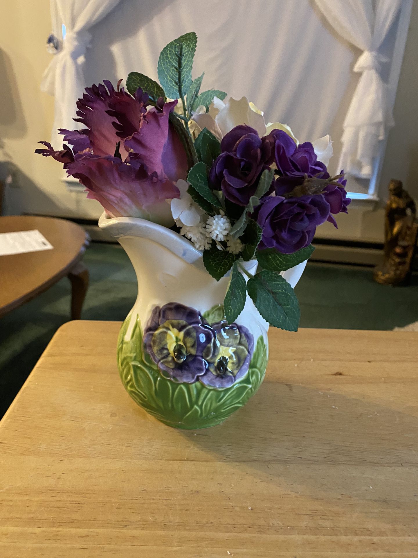 Handcrafted Small Ceramic Flower Vase