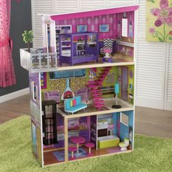 KidKraft Super Model Wooden Dollhouse with Elevator