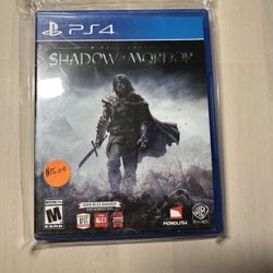 PS4 Shadow Of Mordor 
