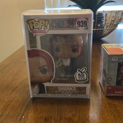 Multiple One piece Anime Funko pops, Sanji/Sanguro, Shanks, Usopp