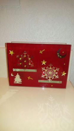 Christmas 2 votive candle holder
