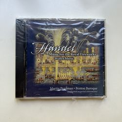 Handel Music for the Royal Fireworks Water Music Boston Baroque CD Sealed