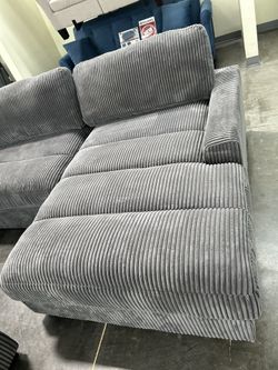 Extra Large Ivory Or Grey Modular Sectional 7 Piece Set Extra Plush Corduroy Fabric Brand New In Box Firm Price $1,380
