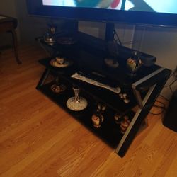  t v stand three tiers$125