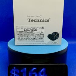 Technics AZ80 Black Premium Hi-Fi True Wireless Noise Cancelling Earbuds New