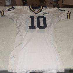 AKRON ZIPS GAME USED FOOTBALL JERSEY #10 Mac Vintage 1995-02 Russell Athletic +2