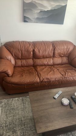 Brown Leather couch