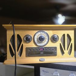 Vintage Record Player Console – $75