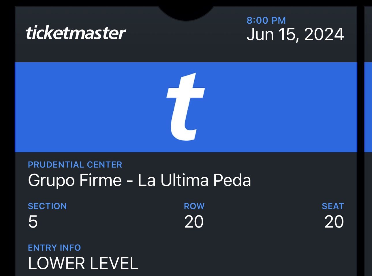 Grupo Firme Tickets Row 20 And 21
