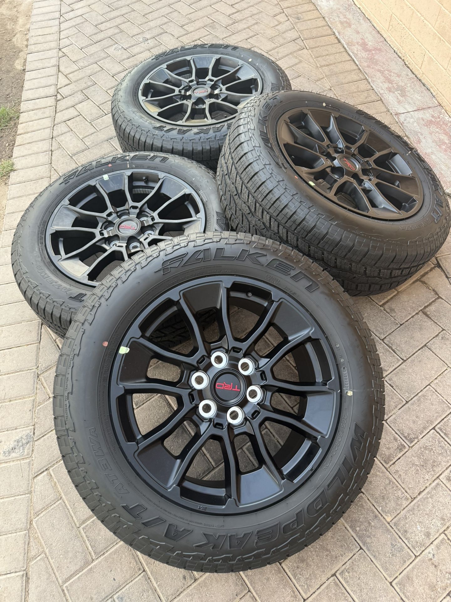 265/60/R20 New Tires FALKEN WILDPEAK & Toyota Tundra Wheels year 2024