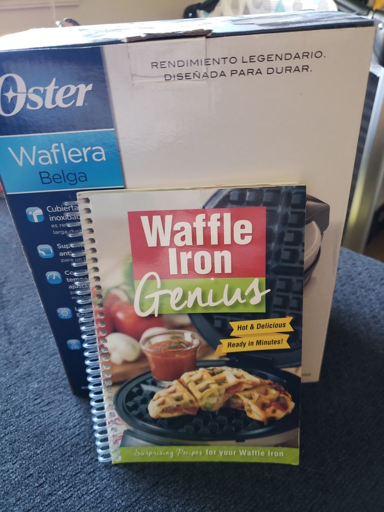 Waffle Maker and Waffle cook book