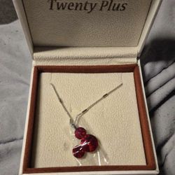 Micky Mouse Crystal Necklace