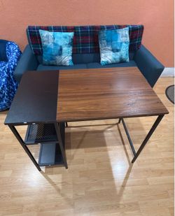 Modern Desk  metal and wood