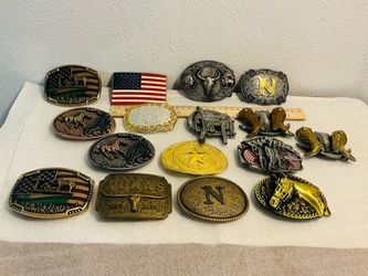 NEW METAL WESTERN BELT BUCKLES AND A FEW OTHERS - $12 each
