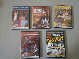 Five Instructional Basketball DVD'S