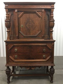 Antique Carved Armoire