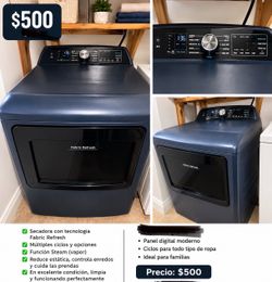 GE Electric Dryer with Steam and  Refresh
