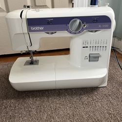 Brother sewing machine with case