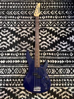Yamaha RBX-(contact info removed) Metallic Blue Bass – P/J Configuration + Gig Bag – Made in Taiwan