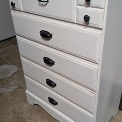 White Wood Dresser