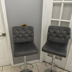 Gray Bar Chairs